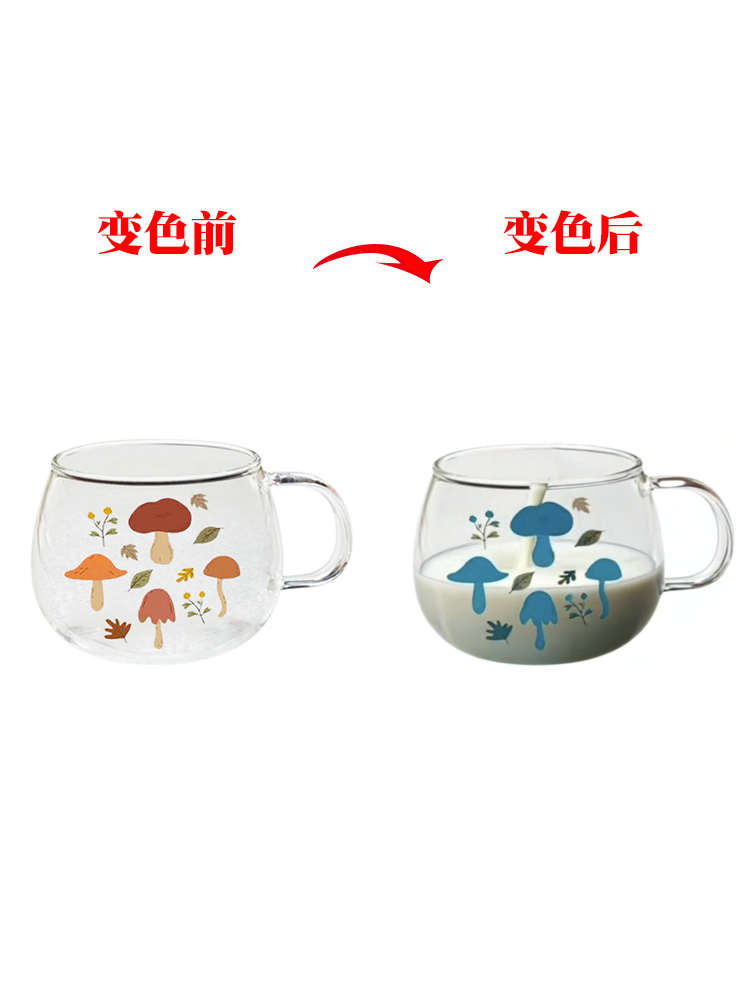 高硼玻璃变色咖啡杯